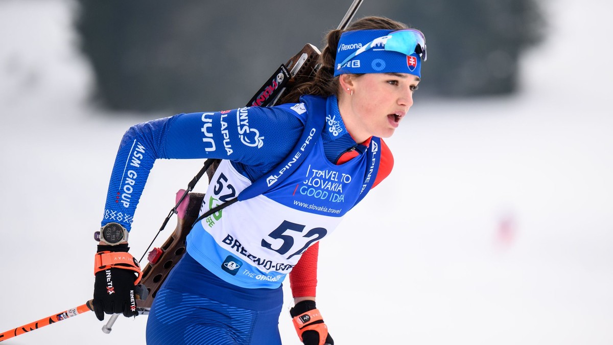 Michaela Straková počas pretekov IBU Cupu v Osrblí 2026.