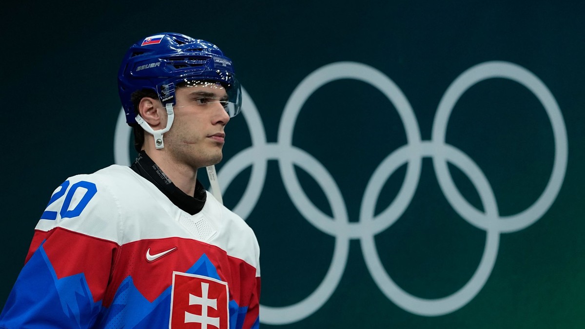 Slovenský hokejista Juraj Slafkovský