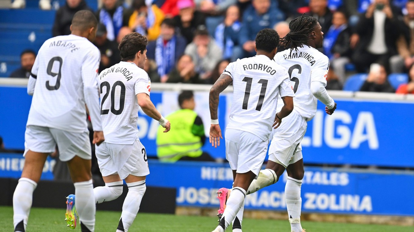 Futbalisti Realu Madrid. 