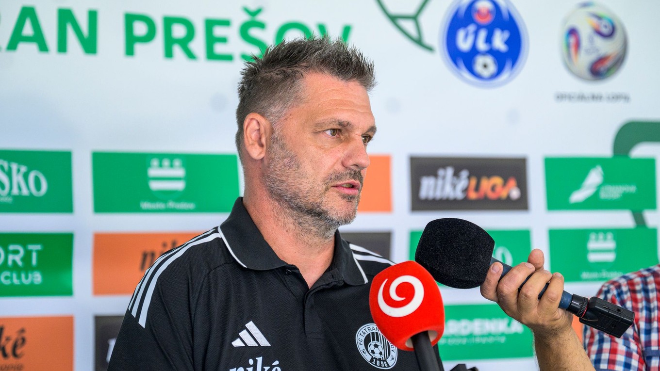 nový hlavný tréner FC Tatran Prešov Vladimír Cifranič