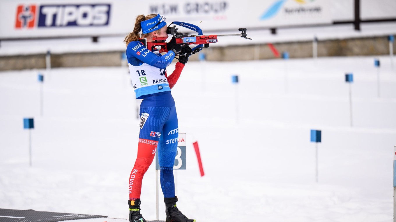 Tamara Molentová počas pretekov IBU Cupu v Osrblí 2026.
