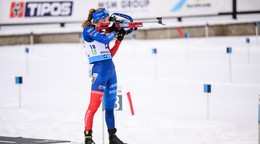 Tamara Molentová počas pretekov IBU Cupu v Osrblí 2026.