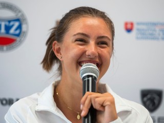 Slovenská juniorská tenistka Renáta Jamrichová.