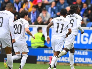 Futbalisti Realu Madrid. 