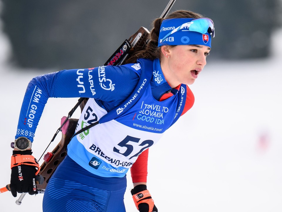 Michaela Straková počas pretekov IBU Cupu v Osrblí 2026.