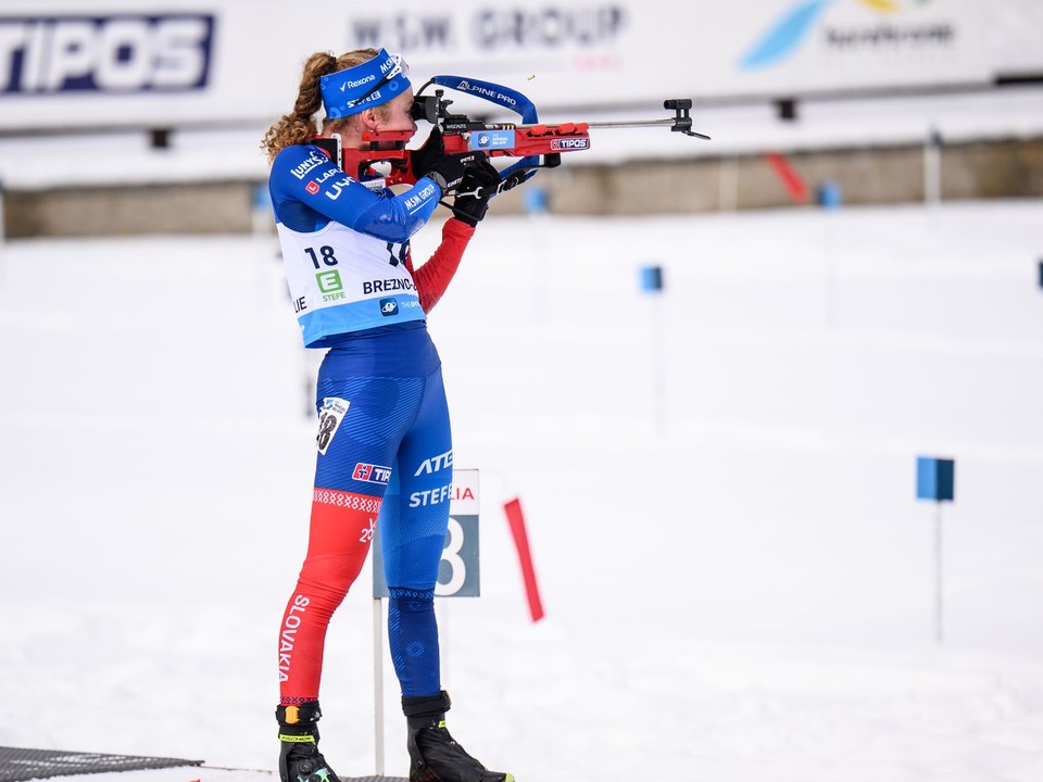 Tamara Molentová počas pretekov IBU Cupu v Osrblí 2026.