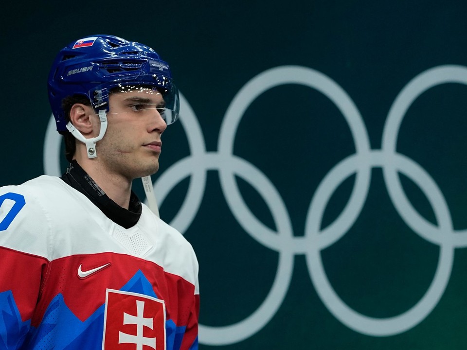 Slovenský hokejista Juraj Slafkovský