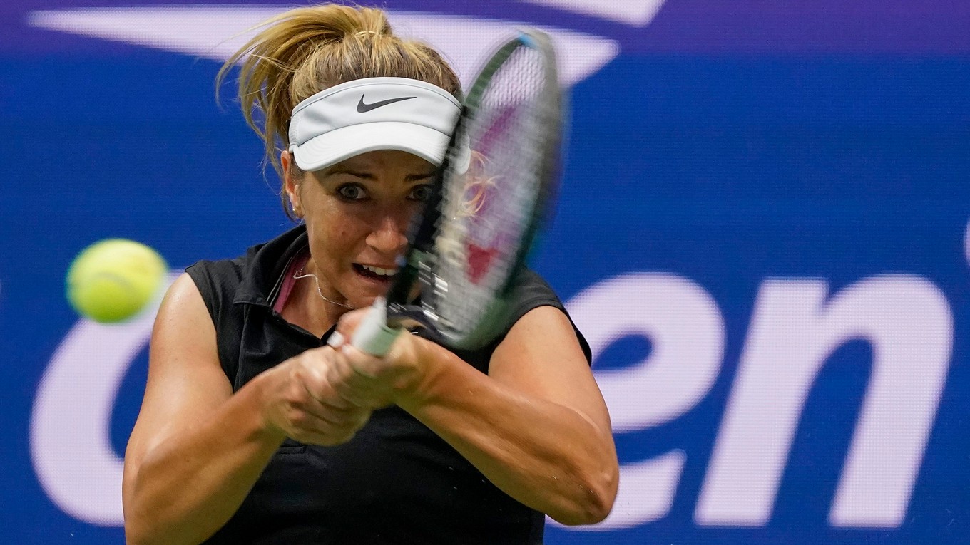 Kristína Kučová na US Open 2021. 