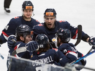 Hokejisti HC Slovan Bratislava.