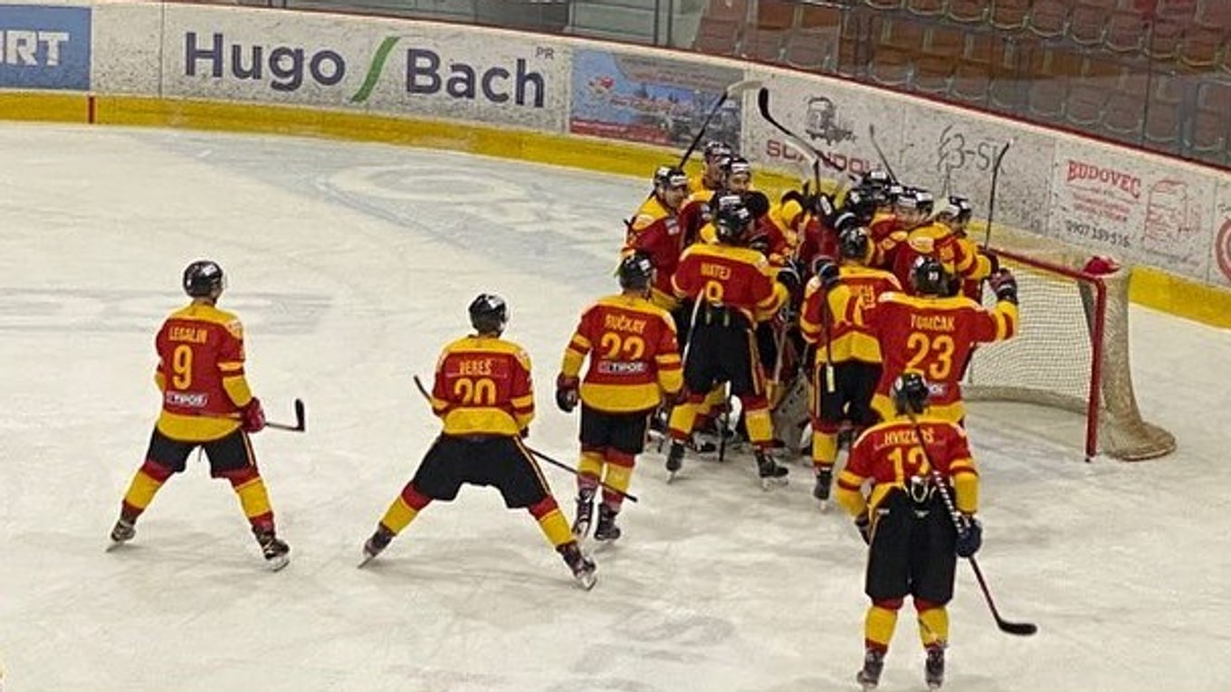 Hokejisti HC Topoľčany.