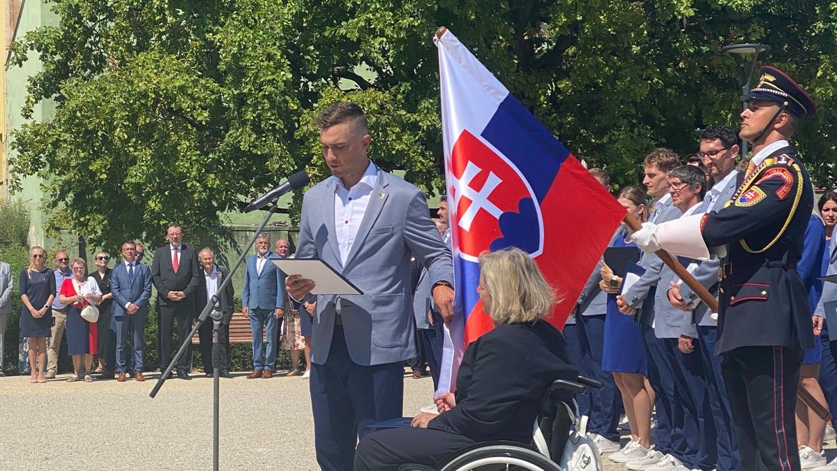 Jakub Grigar a Alena Kánová zložili olympijský sľub v mene slovenských športovcov pred hrami v Paríži