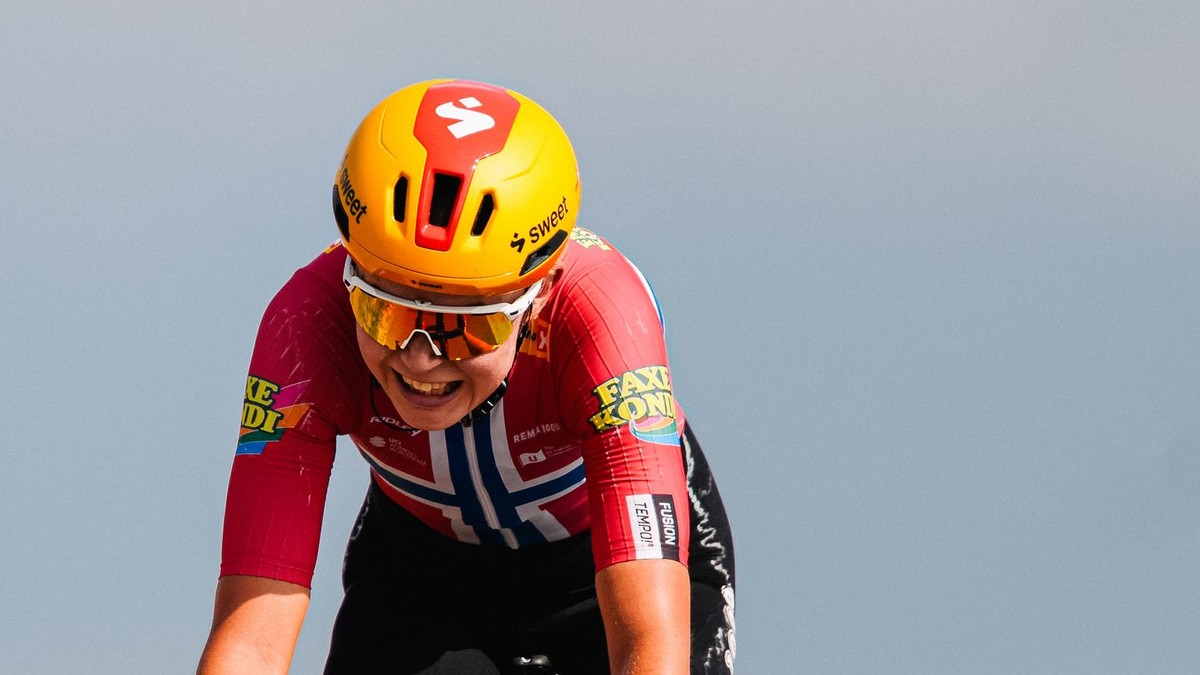 Nórska cyklistka Sigrid Ytterhusová Haugsetová.