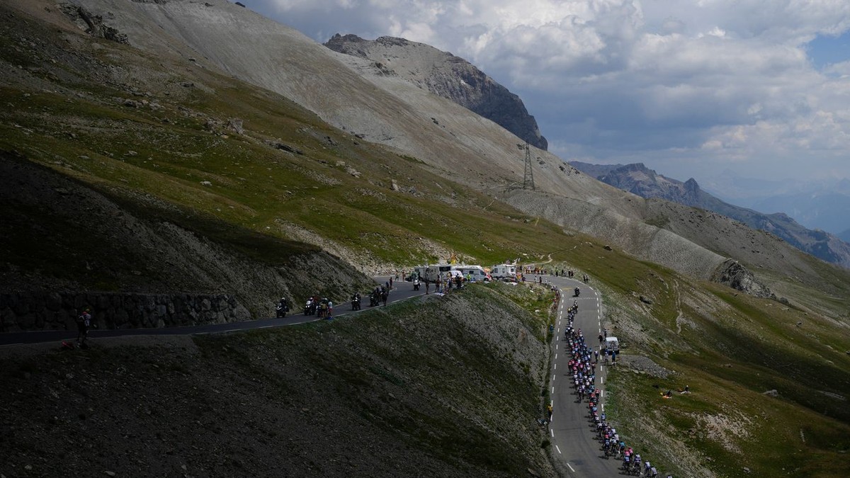Stúpanie na Alpe d'Huez