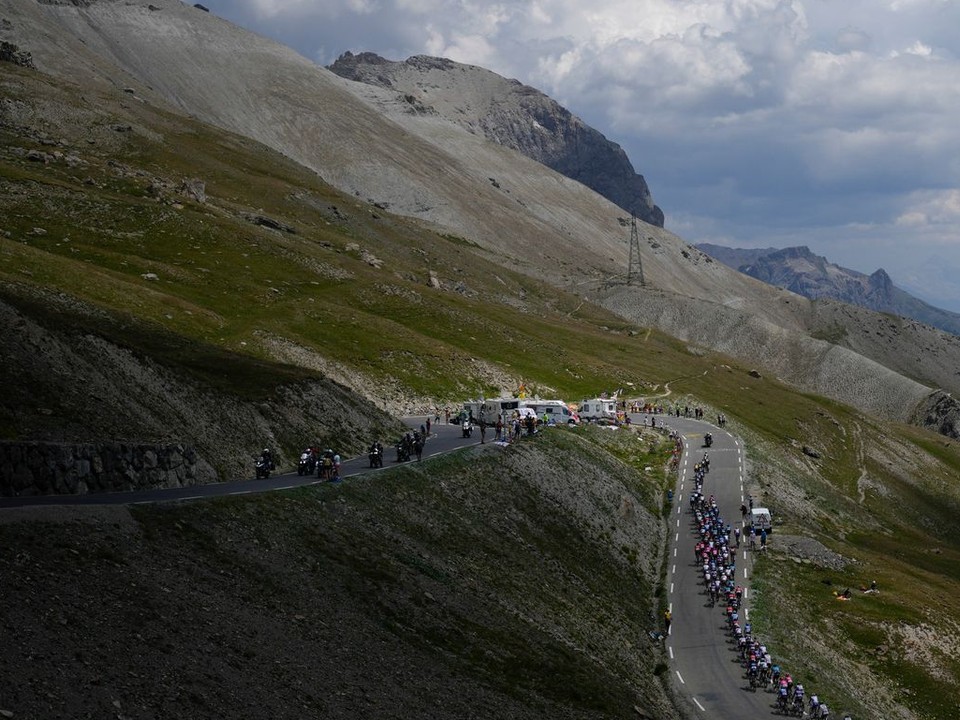 Stúpanie na Alpe d'Huez