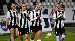 Futbalistky tímu Spartak Myjava.