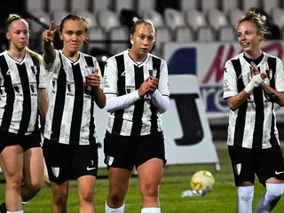 Futbalistky tímu Spartak Myjava.