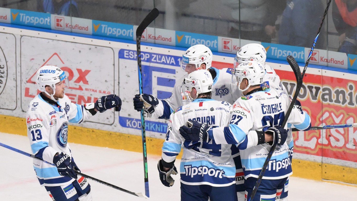 Radosť hráčov Nitry.