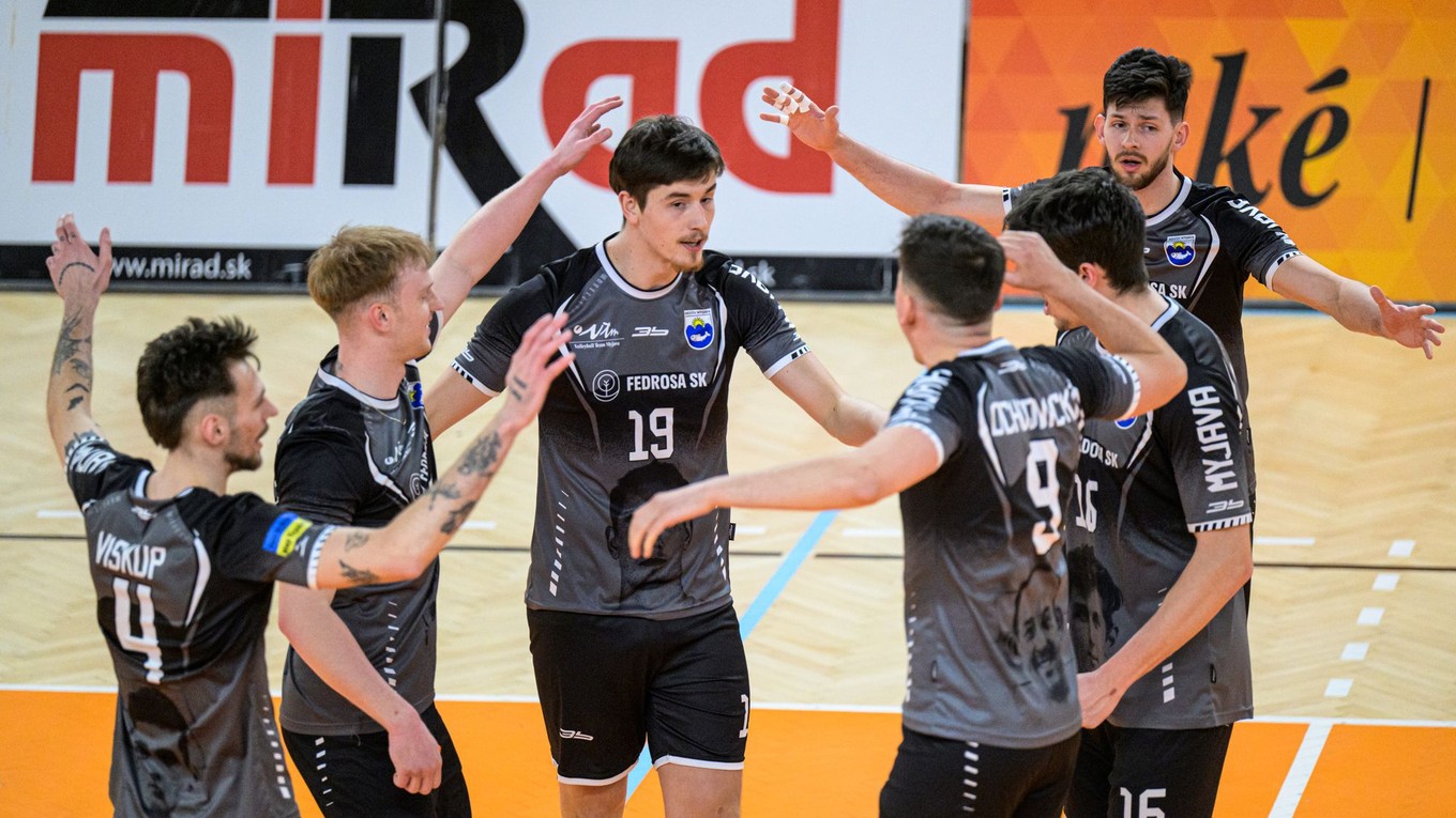 Volejbalisti Myjavy sa tešia z bodu