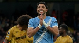 Hráč Manchesteru City Omar Marmoush