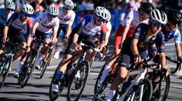Slovenská cyklistka Karolína Hajduková počas pretekov junioriek na MS 2026. 