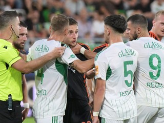 Šarvátka počas zápasu 8. kola futbalovej Niké ligy FC Tatran Prešov - MFK Ružomberok