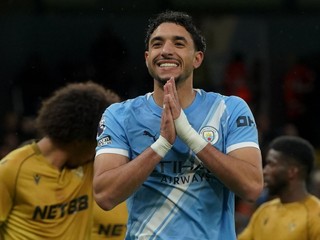 Hráč Manchesteru City Omar Marmoush