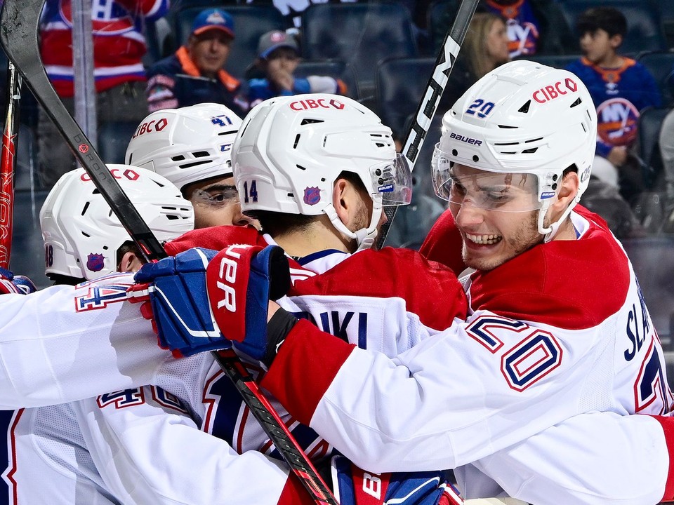 Juraj Slafkovský (vpravo). 