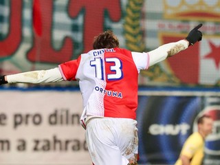 Filip Chytil sa teší z gólu.