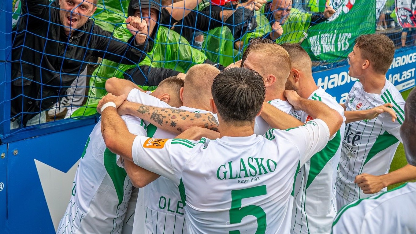 Radosť hráčov FC Tatran Prešov
