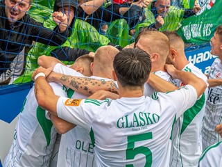 Radosť hráčov FC Tatran Prešov
