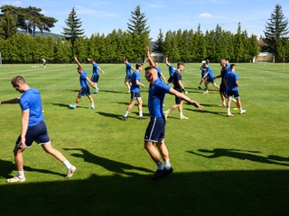 Futbalisti Zlatých Moraviec.