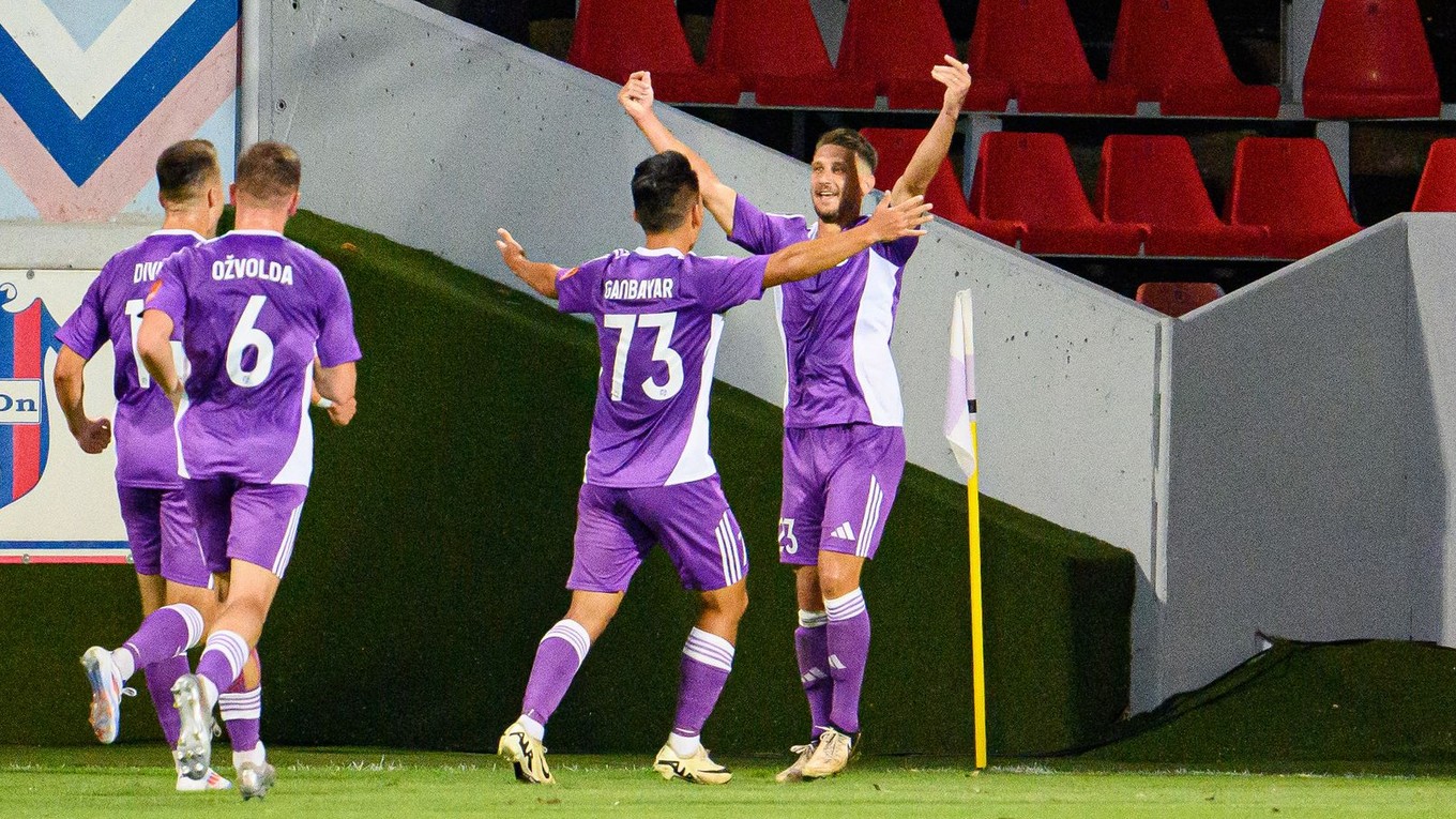 Futbalisti KFC Komárno.