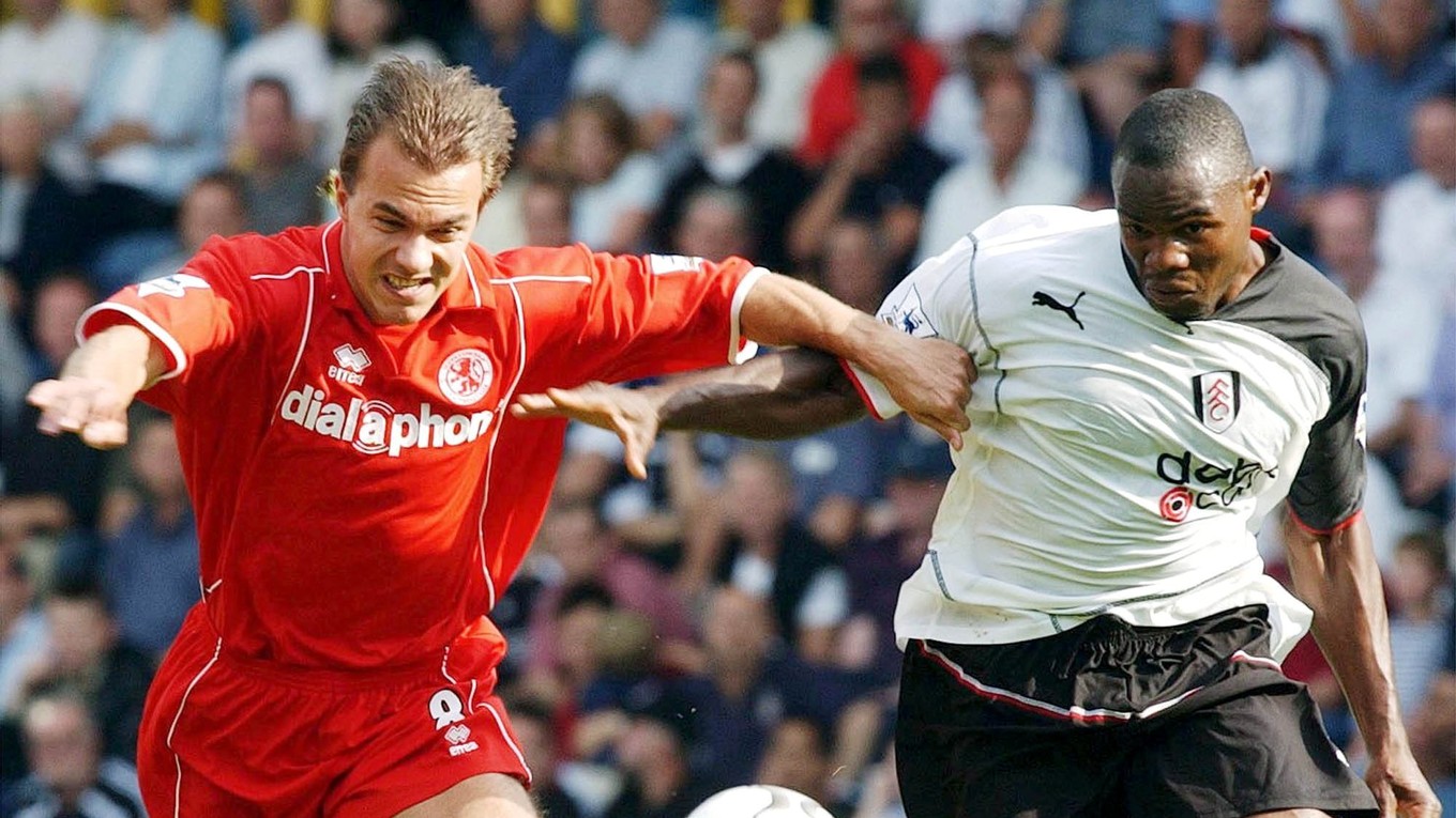 Szilárd Németh v drese Middlesbrough.