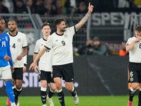 Futbalisti Nemecka oslavujú gól