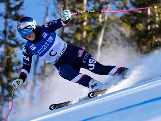 Lindsey Vonnová v tréningu na domácej trati v Beaver Creeku.