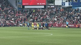 Christian Eriksen odpadol v zápase s Ukrajinou.