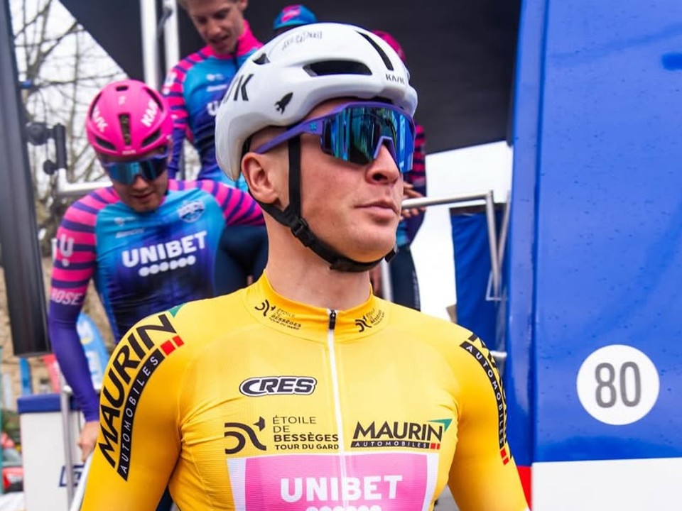 Slovenský cyklista Lukáš Kubiš počas pretekov Etoile de Bessèges 2026, 