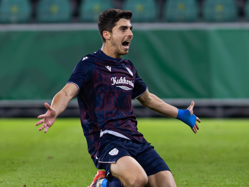 Hráč Dunajskej Stredy Ammar Ramadan sa raduje z gólu v zápase 11. kola futbalovej Niké ligy medzi MŠK Žilina a FC DAC 1904 Dunajská Streda.