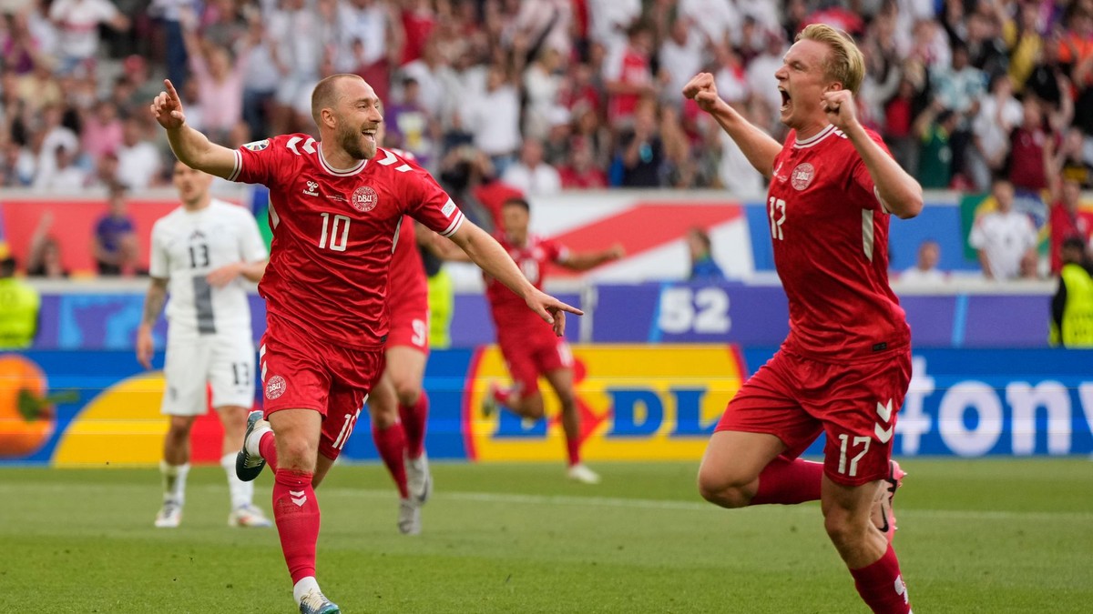 EURO 2024 : le Danois Christian Eriksen retrouve le Championnat d’Europe après un effondrement (résumé du jour)