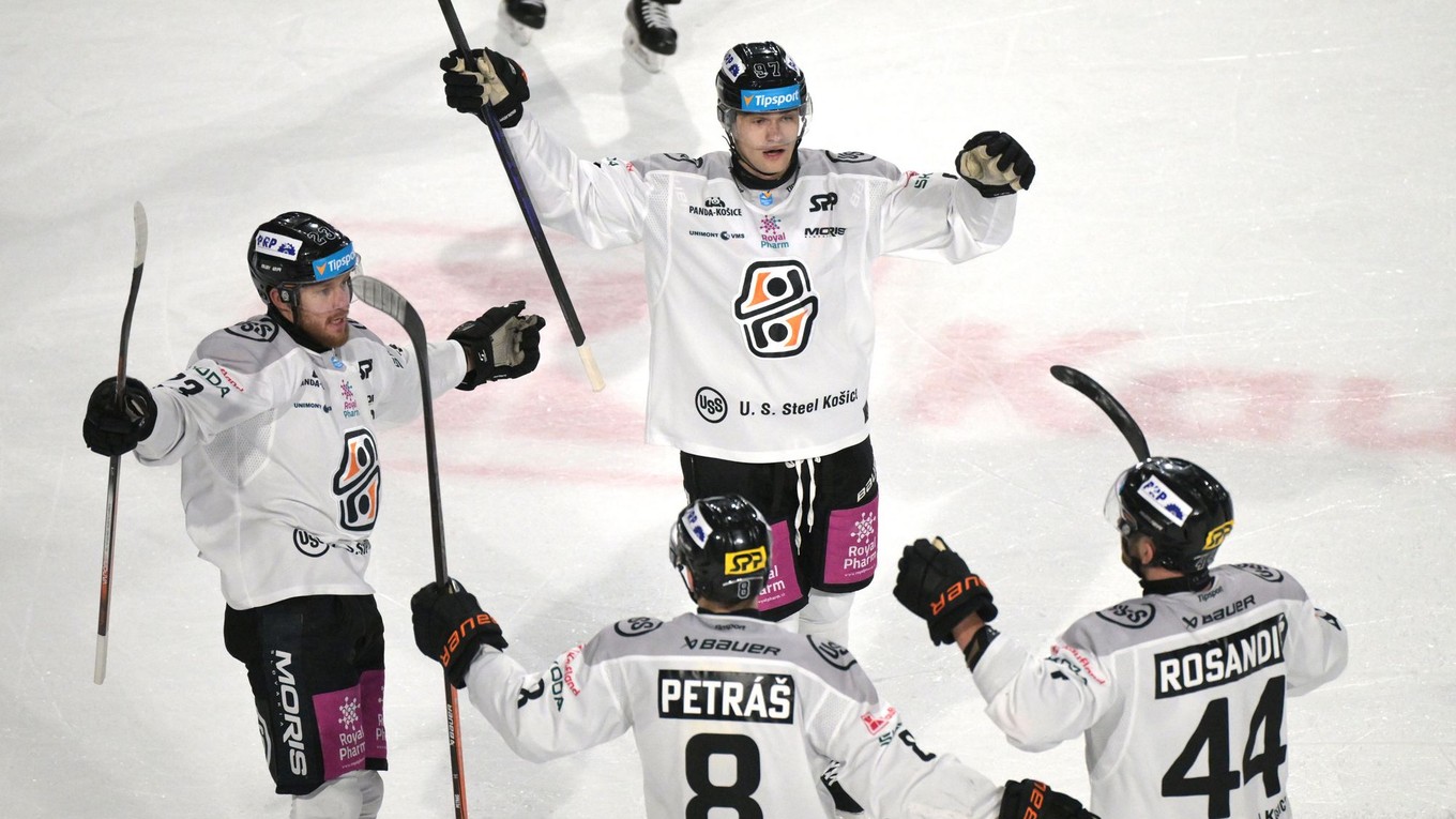 Hólová radosť hráčov Košíc