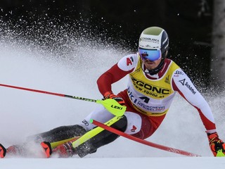 Manuel Feller na MS v zjazdovom lyžovaní 2023.