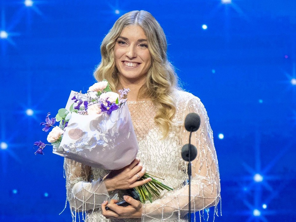 Atlétka a prekážkárka Emma Zapletalová získala 1. miesto počas slávnostného vyhlásenia ankety Športovec roka 2025