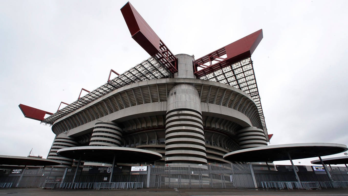 Legendárny milánsky štadión San Siro.