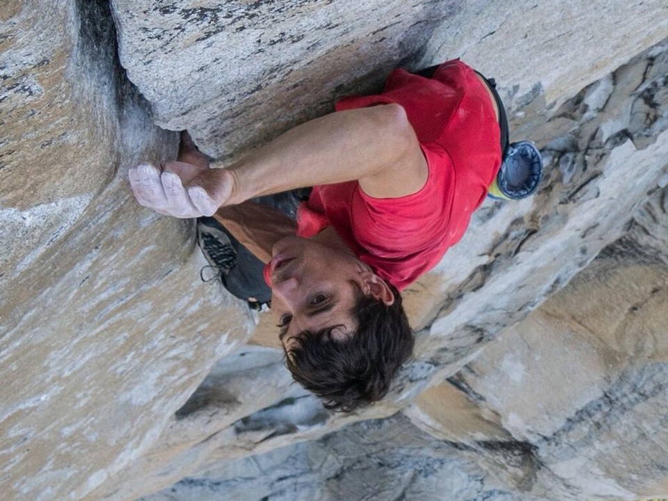 Americký horolezec Alex Honnold.