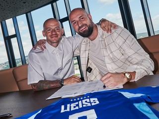 Vladimír Weiss junior a Ivan Kmotrík starší (vpravo)