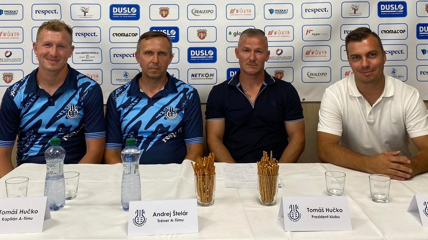 Predsezónna tlačová konferencia FK Slovan Duslo Šaľa.