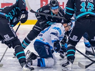 Momentka zo zápasu Liberec - Karlove Vary