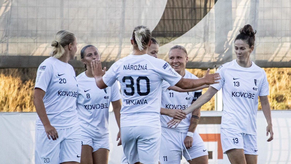 Futbalistky tímu Spartak Myjava.
