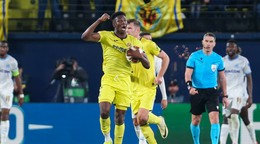 Radosť hráčov Villarrealu. 