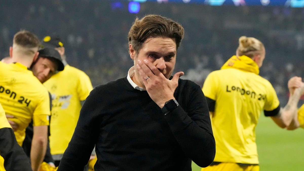 Edin Terzič po postupe Borussie Dortmund do finále.